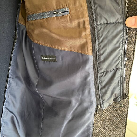 Bugatti Men's Winter Wool Coat size US 42R - Picture 14 of 14